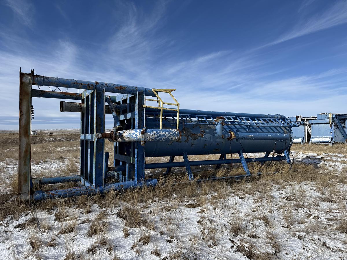 Used Gas Buster on Skid Rig #235 