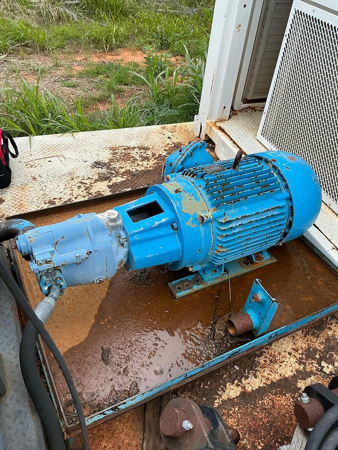 Used Baldor Hydraulic Power Pump 