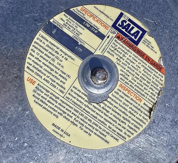 Used DBI SALA Ultra-Lock Self Retracting Lifelines