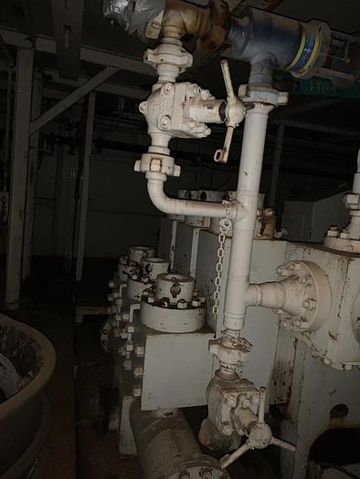 Used Emsco Style 7500 PSI FB1600 Mud Pumps on Skids