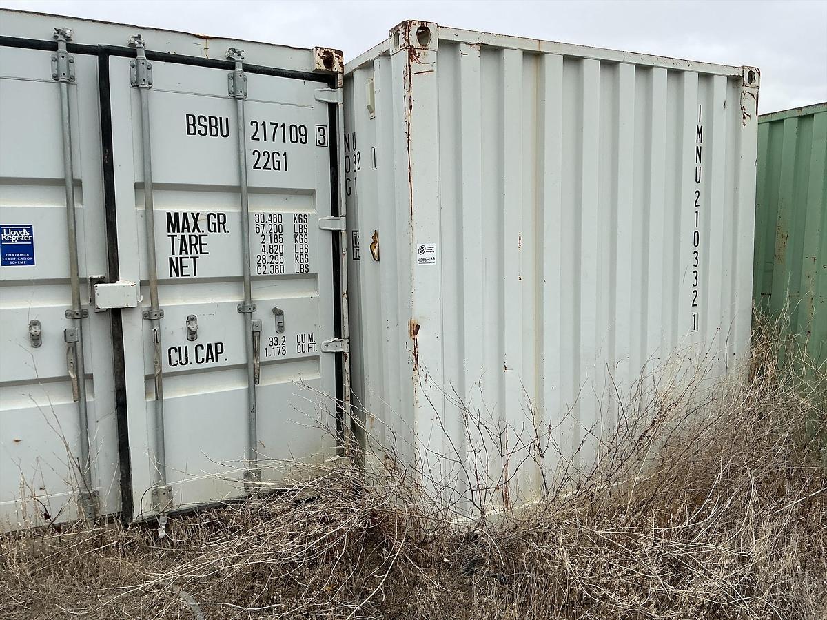 Used 2008 Welded Steel Connex Box w/Hoses