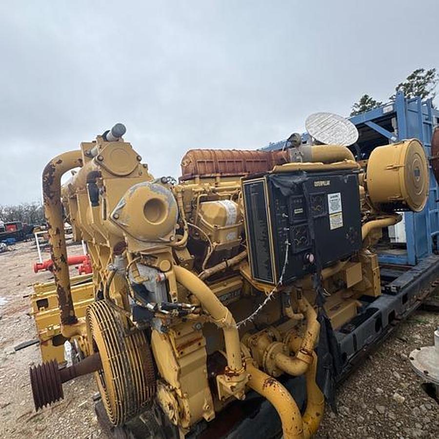 Used 2001 CAT 3512 B Engine w/Generator Drive