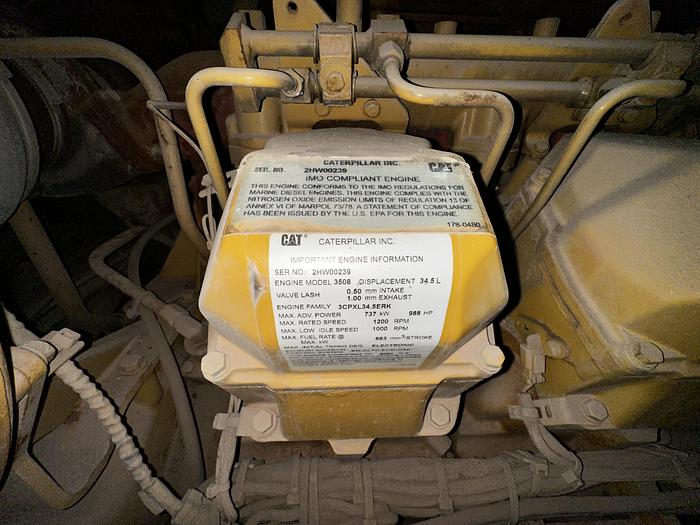Used 2001 Cat 3508-B 800KW Generator
