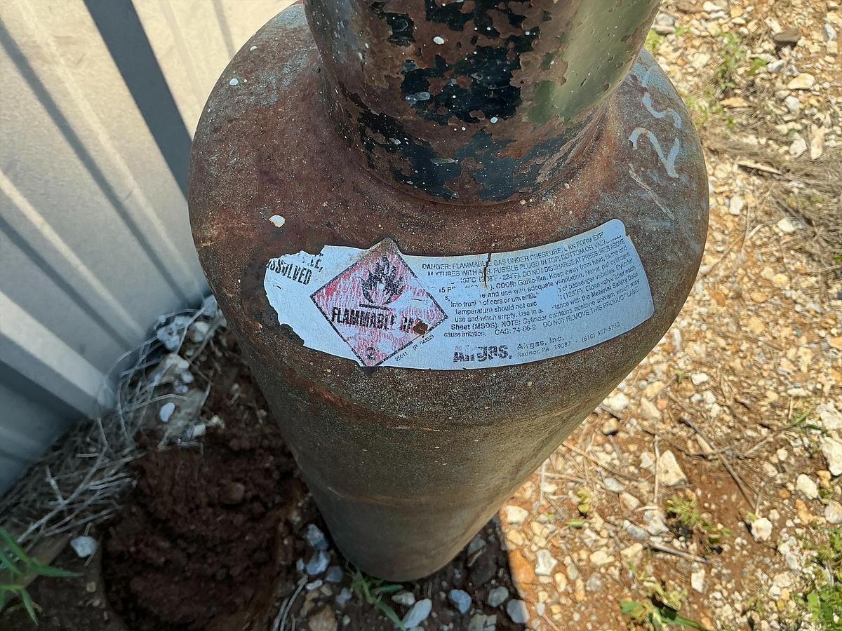 Used Air Gas, Gas Cylinder Tank