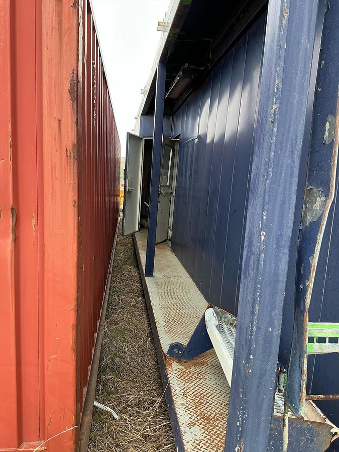 Used Welded Steel Generator Shed