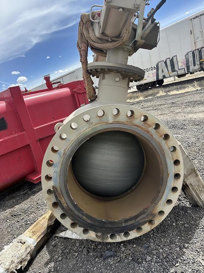 Used 30' Pneumatic Actuator Ball Valve