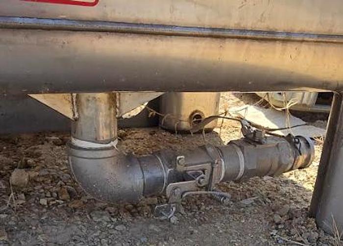 Used TranStore Stainless Steel IBC Tank - 250 Gallon