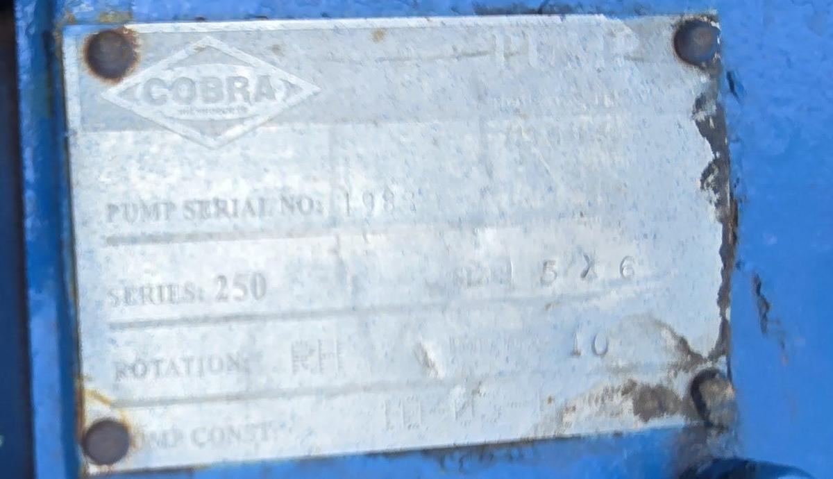 Used COBRA Centrifugal Pump