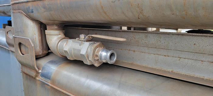 Used TranStore Stainless Steel IBC Tank - 350 Gallon
