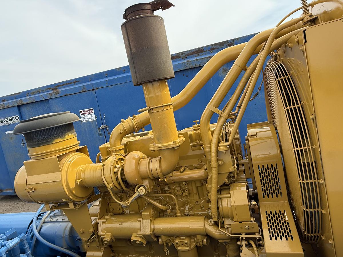 Used Kerr T-60 Triplex Pump Powered by C15 Engine