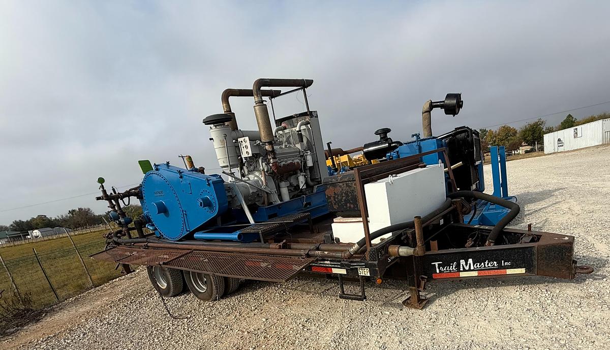 Used Gaso 3600 Trailer-Mounted Water Pump