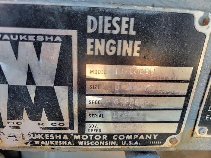 Used Waukesha L5100DU Diesel