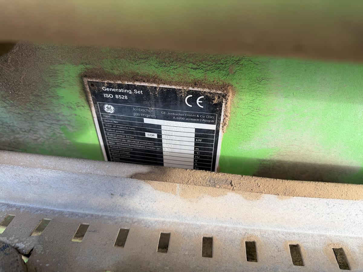 Used 2011 GE Jenbacher J320 Natural Gas Generator 1712KW