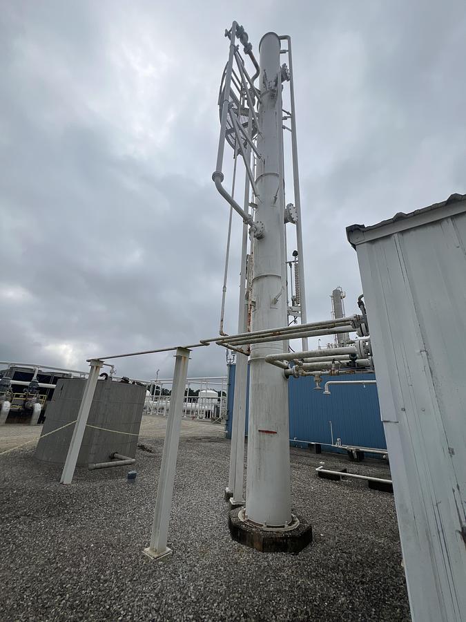 Used 1990 T. H Russell CO. Caustic Wash Tower