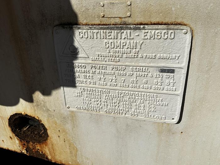 Used Continental Emsco FB-1600