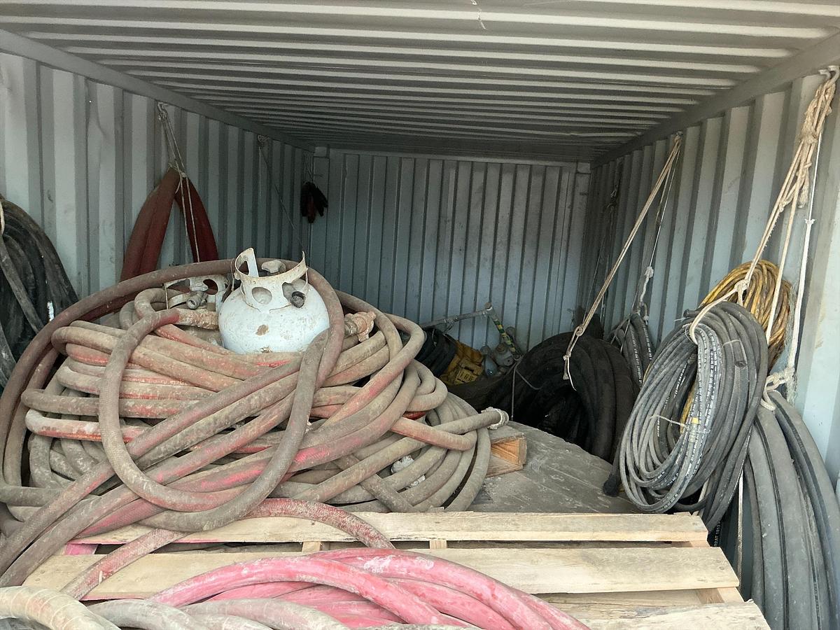 Used 2008 Welded Steel Connex Box w/Hoses