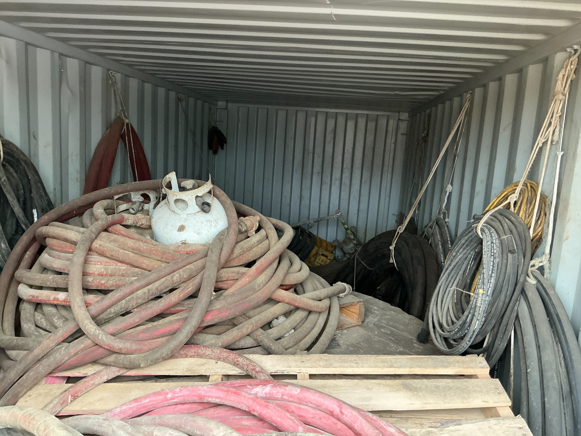 Used 2008 Welded Steel Connex Box w/Hoses