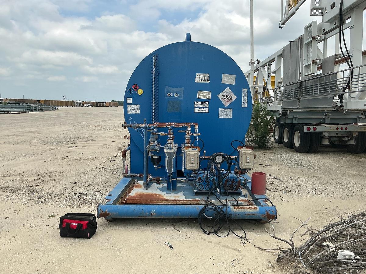 Used Fuel Tank, Welded Steel, H&P