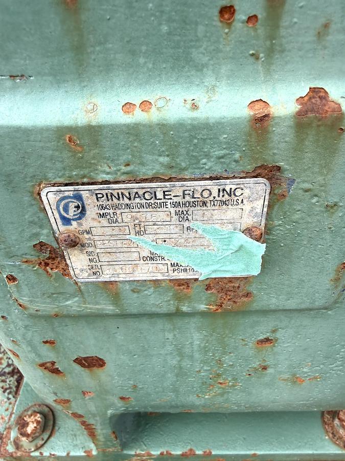 Used Pinnacle Flo Centrifugal Pump
