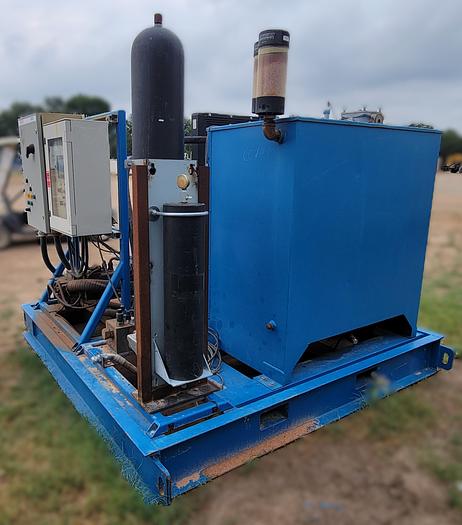 Used  KUDU Industries Portable Hydraulic Power Unit, Skid Mounted
