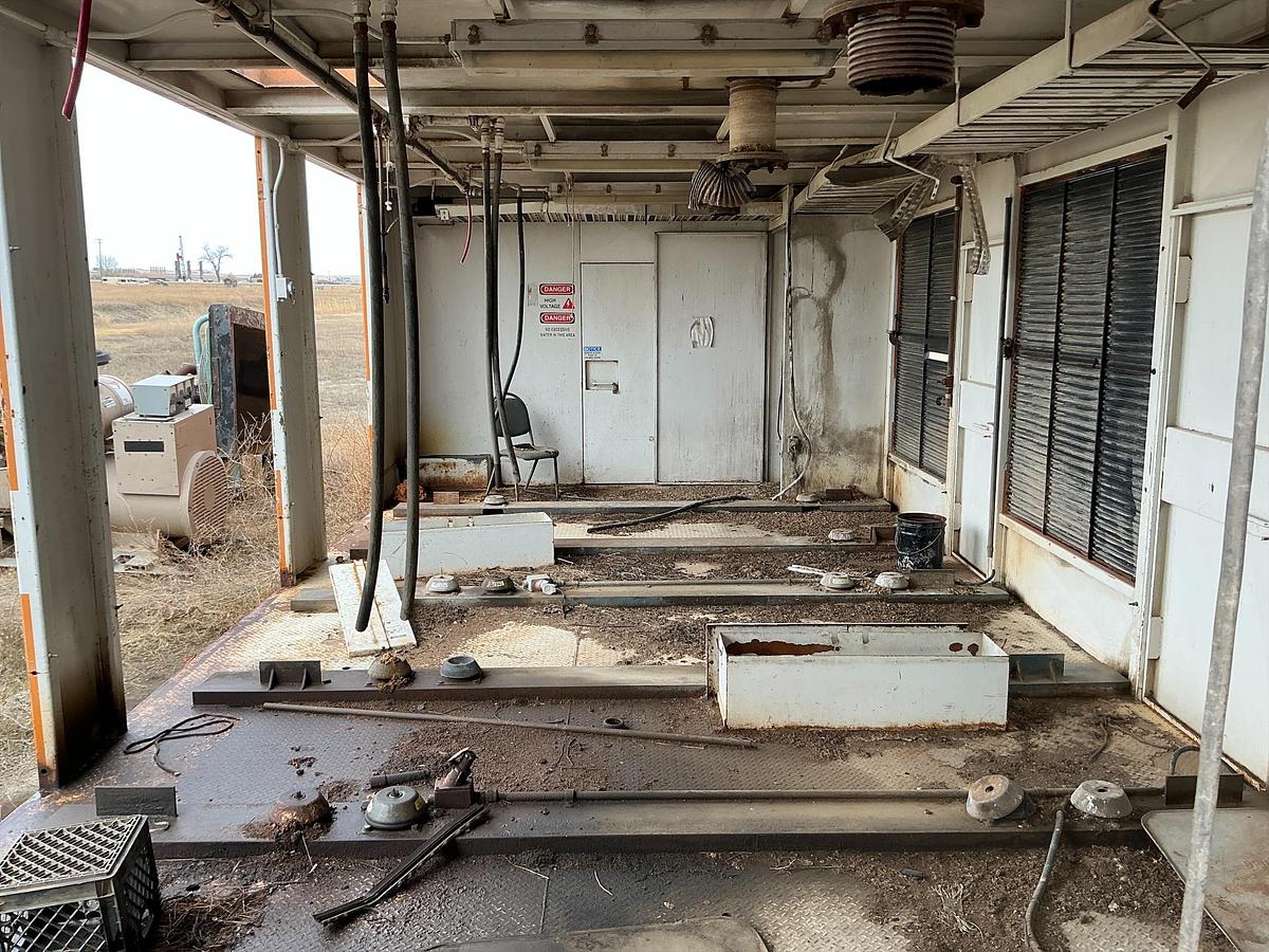 Used Welded Steel Pump Skid