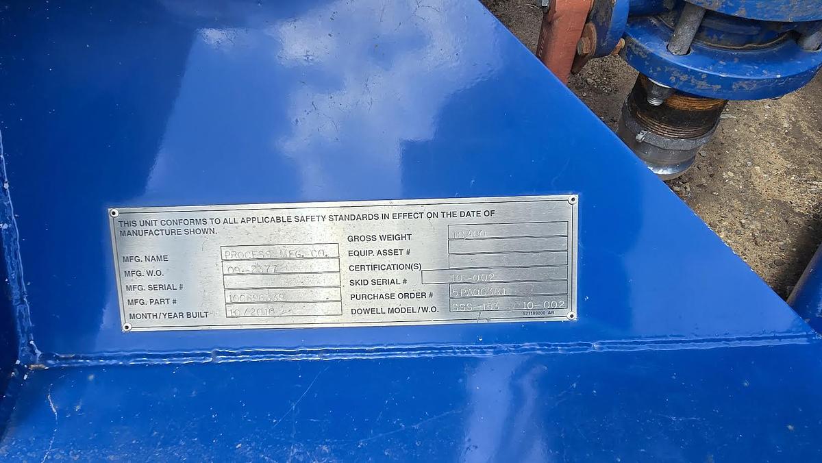 Used 425 Cu Ft Vertical Dry Friction Reducer Silo