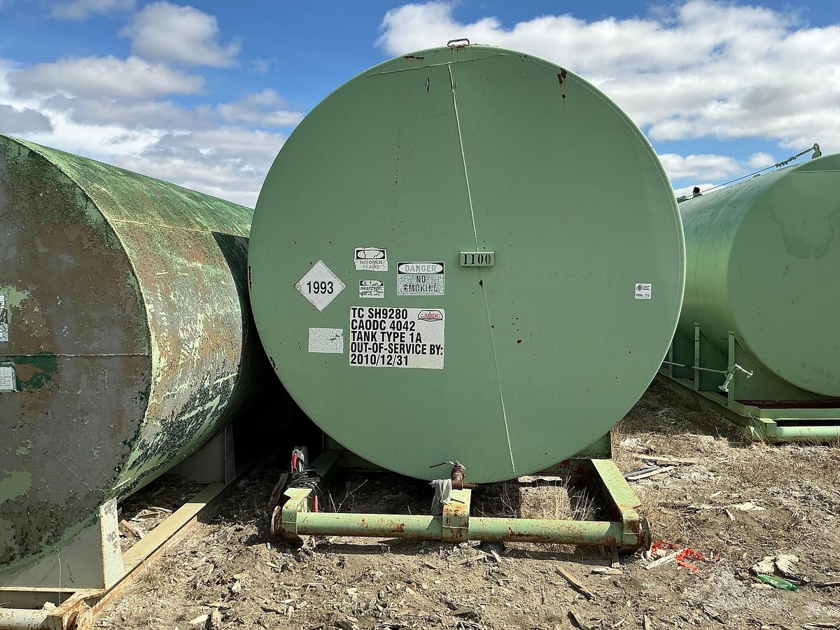 Used Welded Steel 18,000 Gallon Diesel Fuel Tank