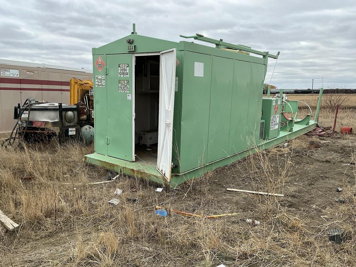 Used Welded Steel Generator Shed
