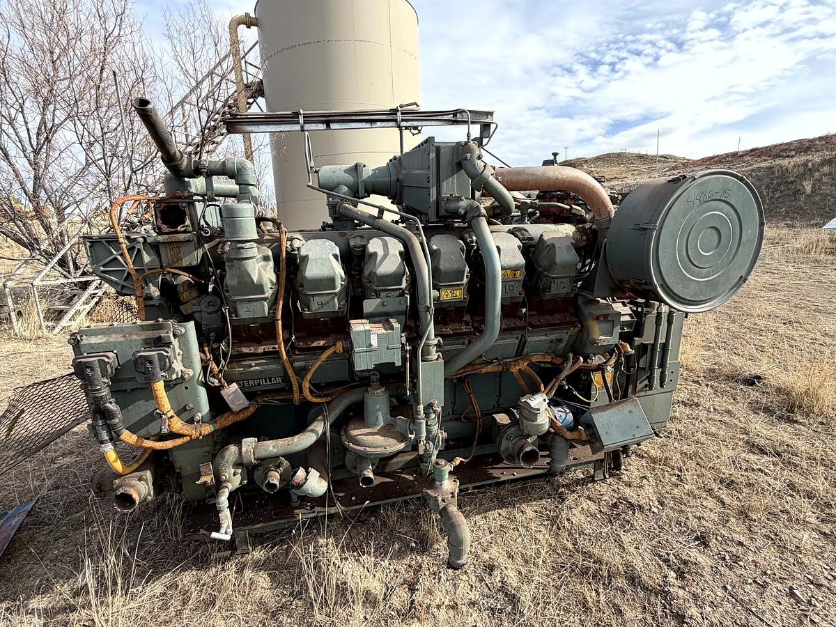 Used Cat G3512LE Natural Gas Engine 