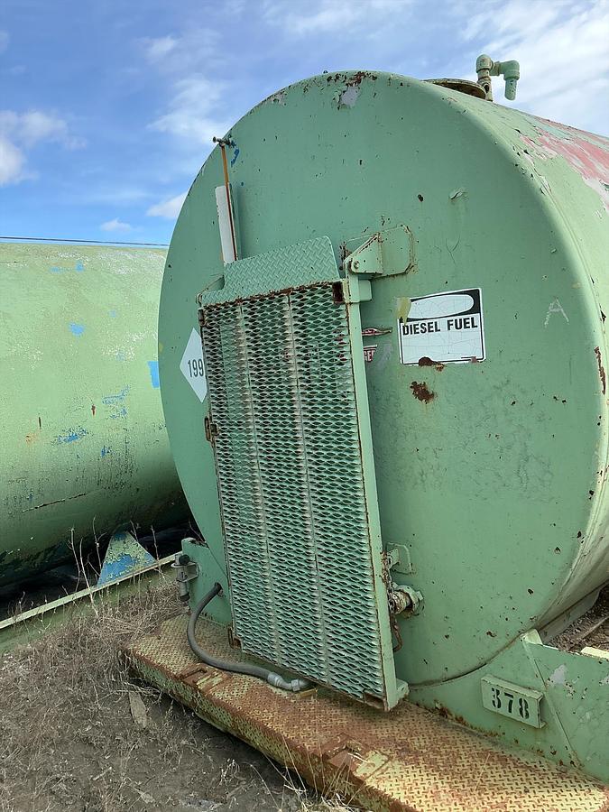 Used 12,000 Gallon Welded Steel Diesel Fuel Tank