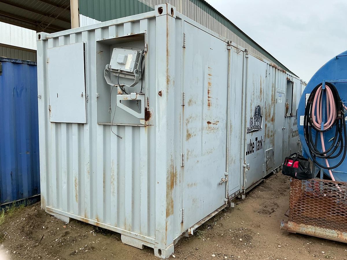 Used Lube Tank and Accumulator Skid