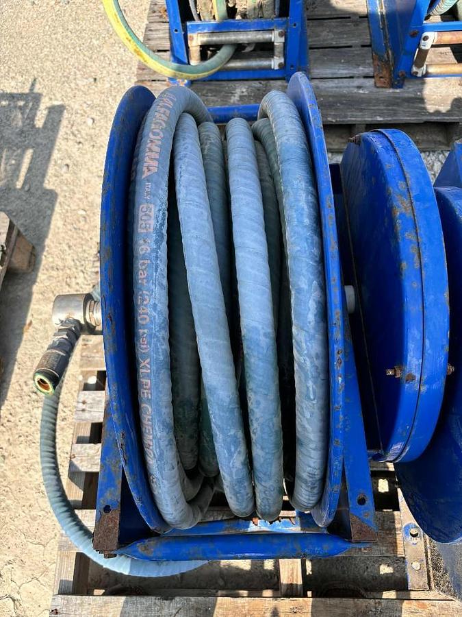 Used 3/4" Hydraulic Hose on Reel