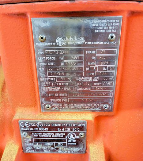 Used 2012 MI SWACO Mongoose Shaker Mongoose Shaker