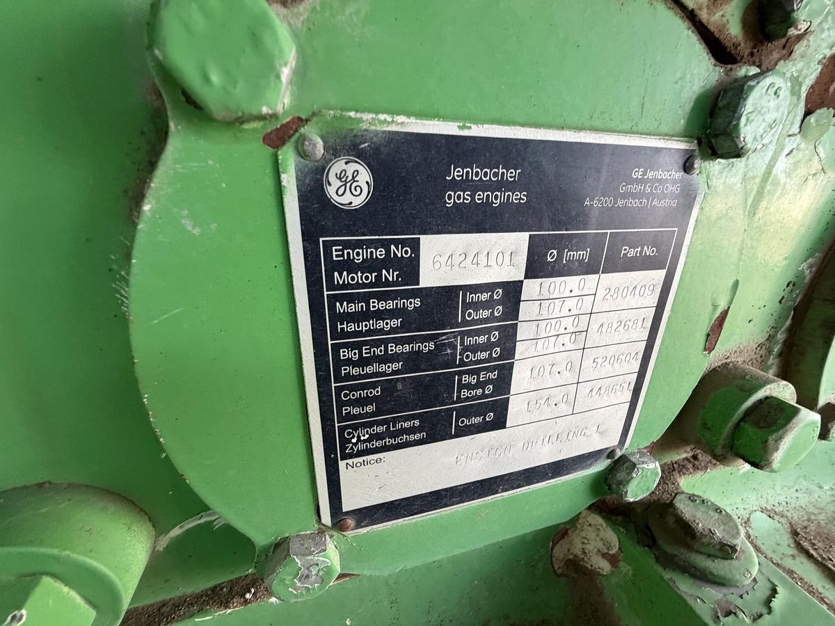 Used 2011 General Electric Jenbacher JGS 320 GS Natural Gas Generator 1712KW