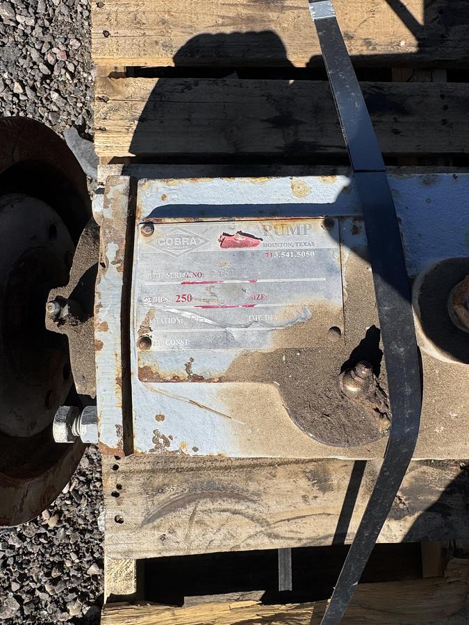 Used 2013 COBRA PUMP Series 250