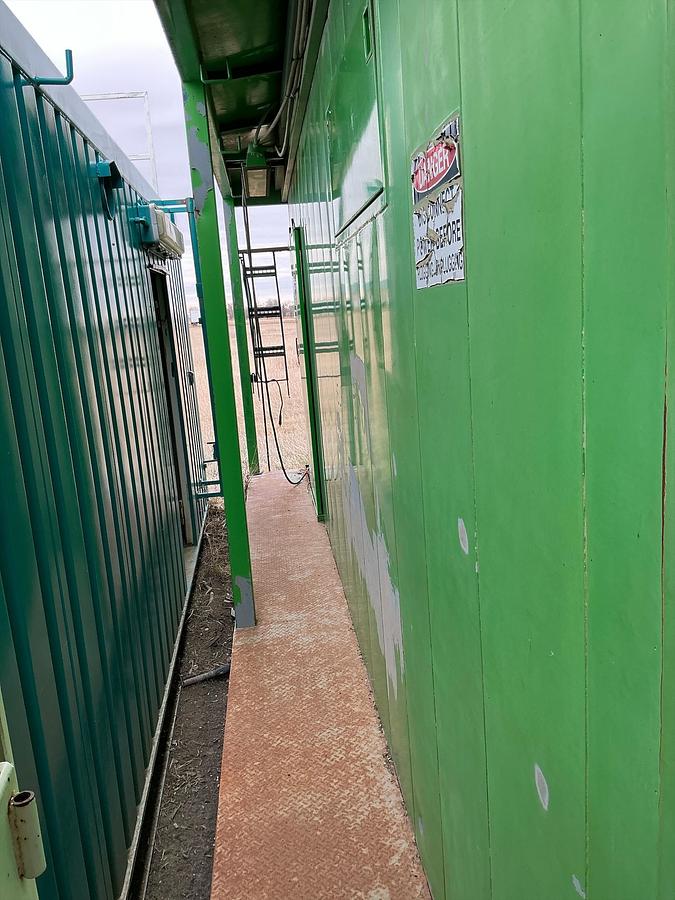 Used Welded Steel Generator Shed