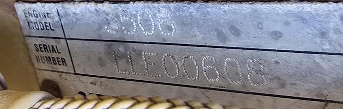 Used HHF-1000 Triplex Mud Pump with 3508 Cat Engine