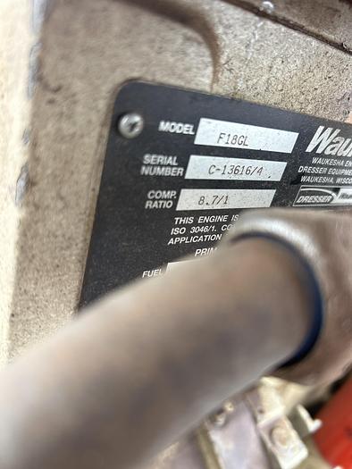 Used Waukesha F18GL Natural gas engine