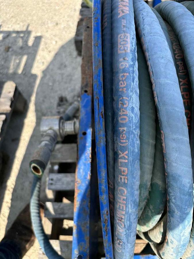 Used 3/4" Hydraulic Hose on Reel