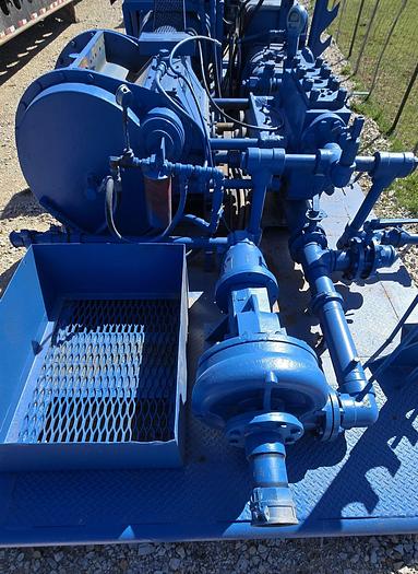 Used Pinion Triplex Pump Skidded