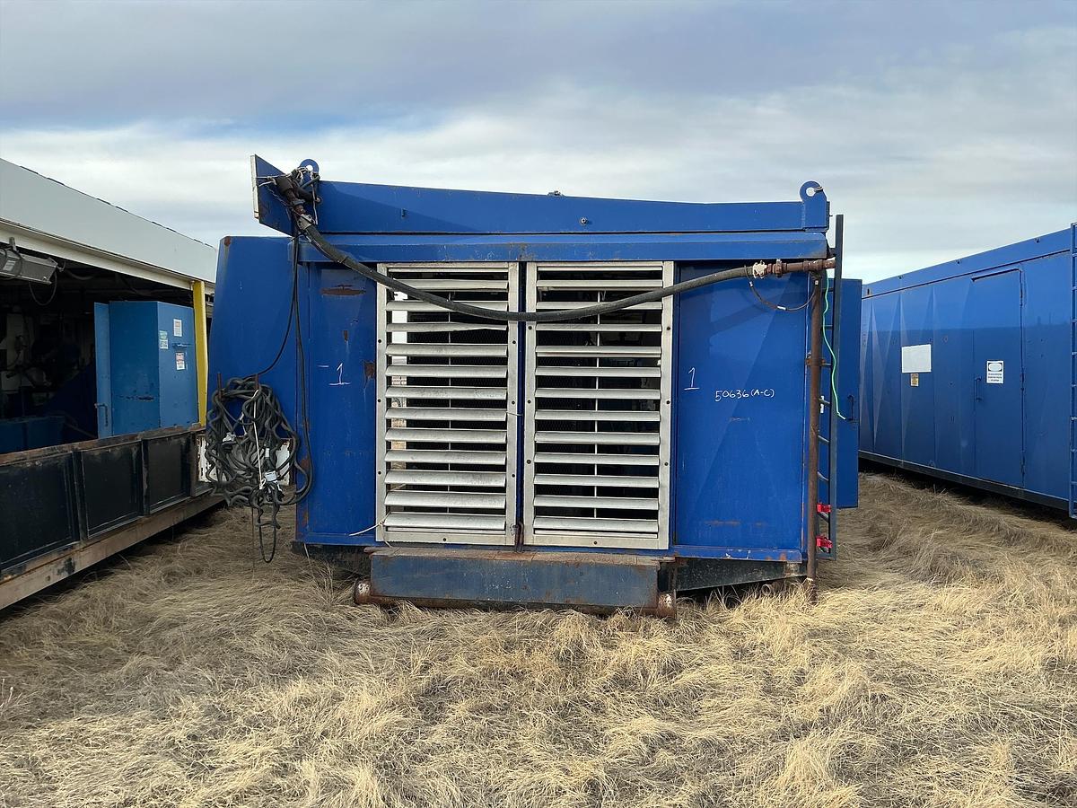 Used Mud Pump Skid Building w/ MTU Diesel Engine w/ RS-F1000 Pump