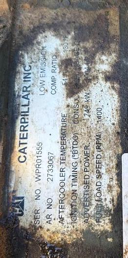 Used Cat 3512LE Natural Gas
