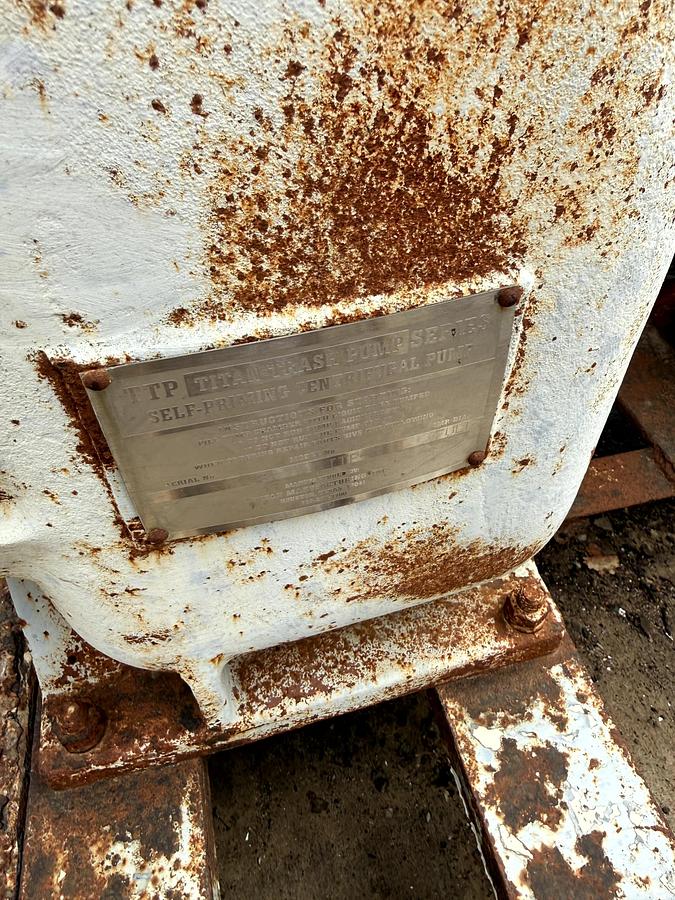 Used Titan Trash Centrifugal Pump 