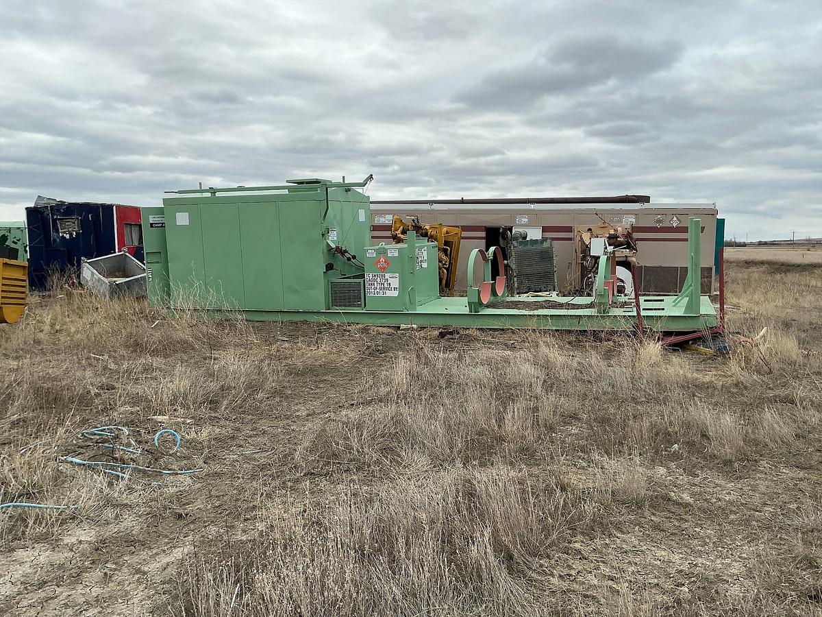 Used Welded Steel Generator Shed