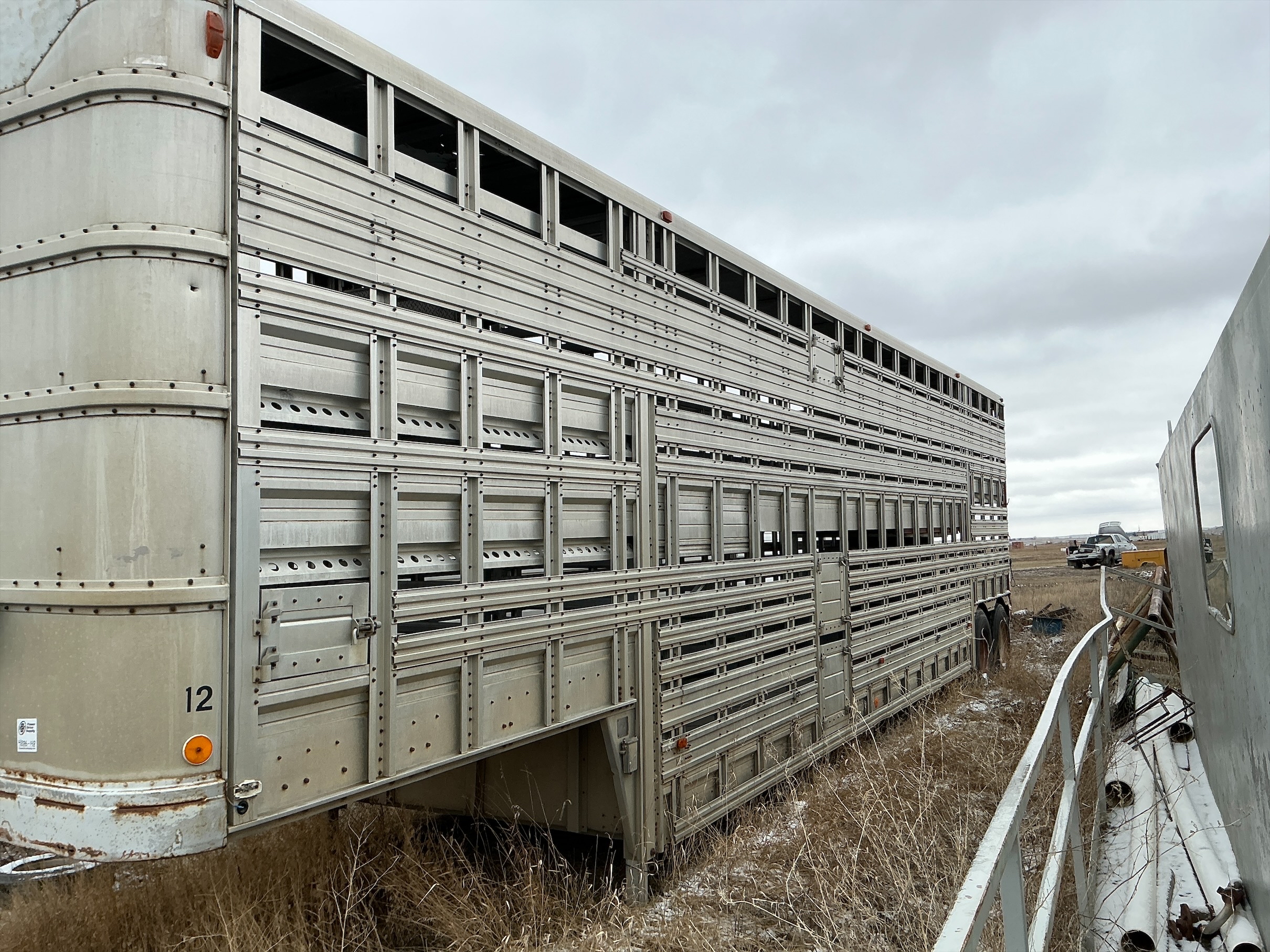 Used 1976 Wilson Bull Livestock Trailer