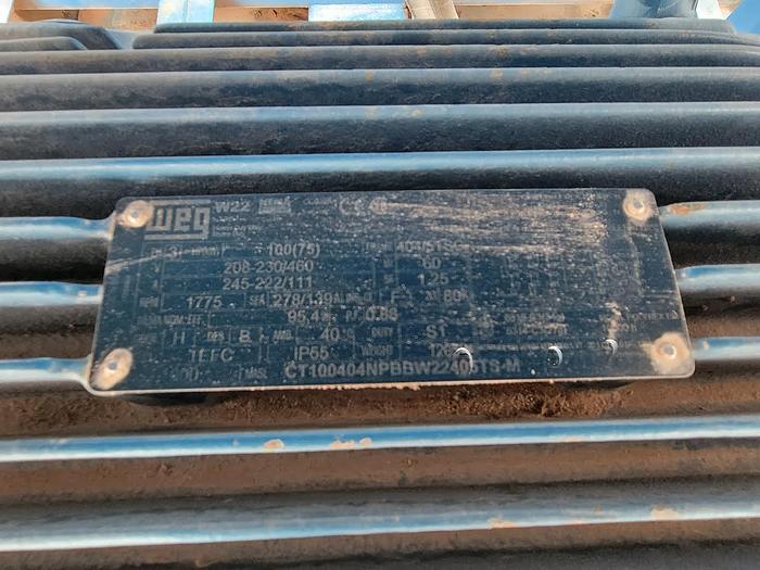 Used  KUDU Industries Portable Hydraulic Power Unit, Skid Mounted