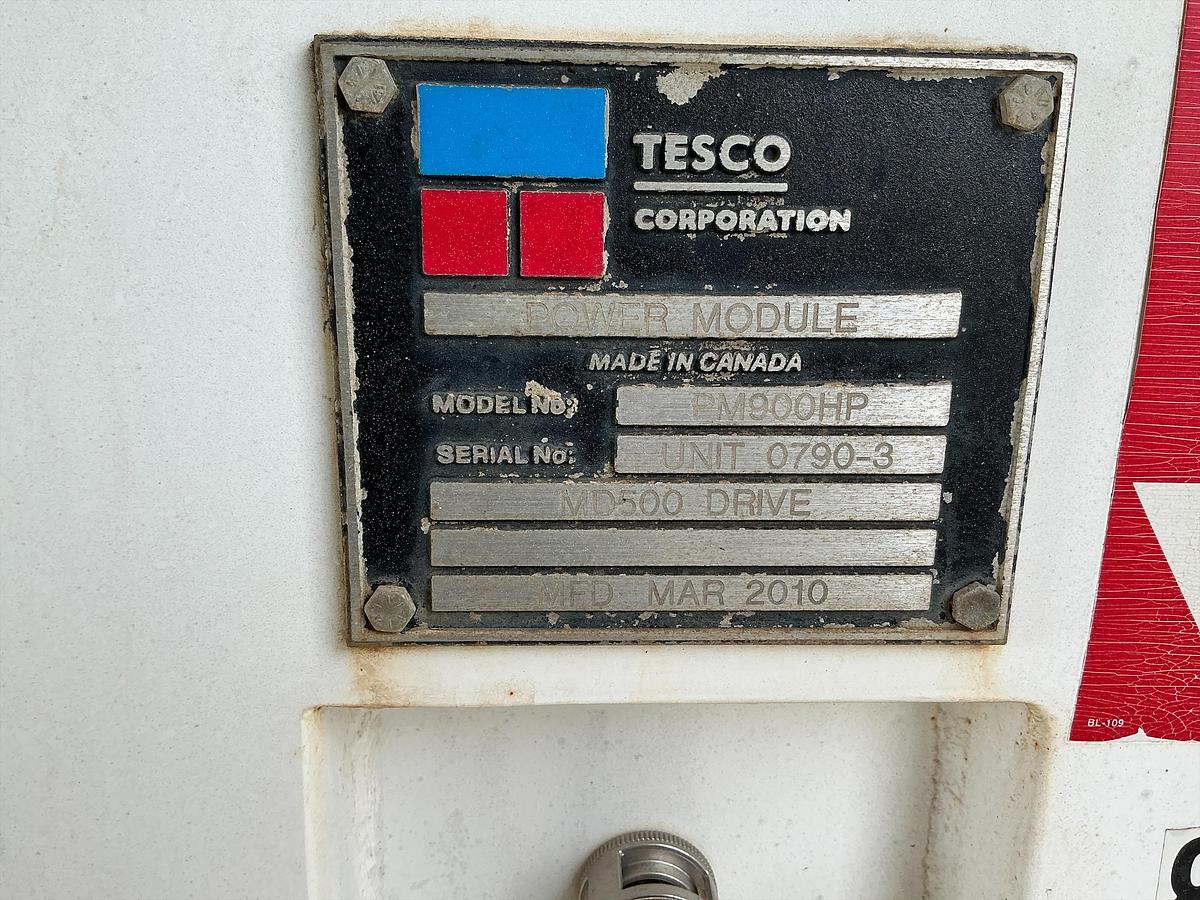 Used Tesco PM900HP Power Module Skid 