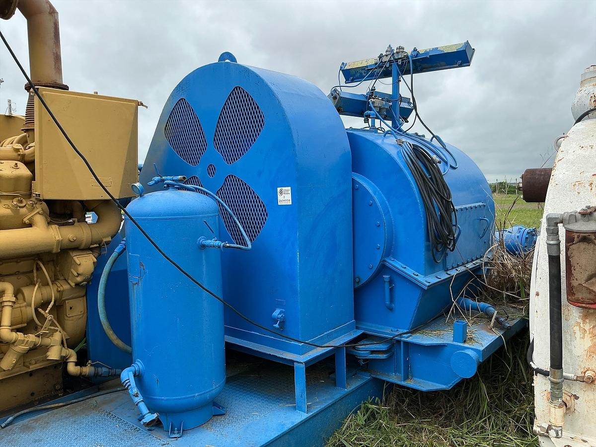 Used IDECO T800 Mud Pump Skid 