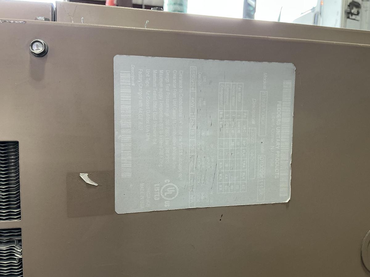 Used Fedders Unitary Products STS09-1-04CF