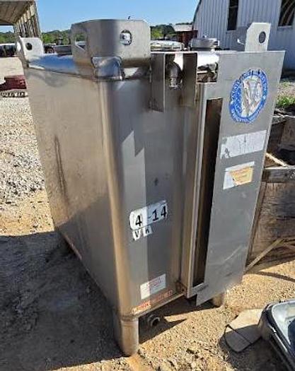 Used TranStore Stainless Steel IBC Tank - 250 Gallon
